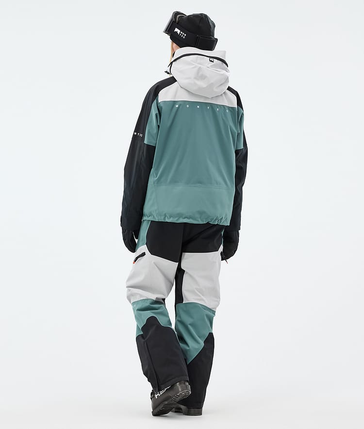 Oracle W Ski Jacket Women Light Grey/Black/Atlantic, Image 4 of 9