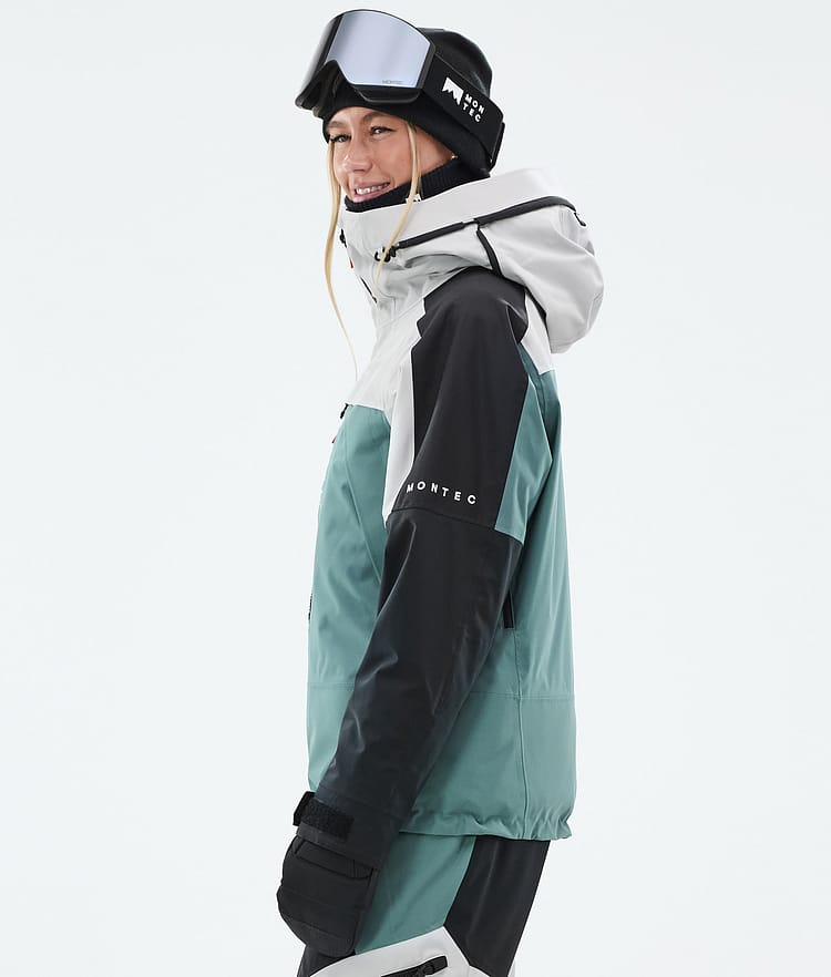 Oracle W Ski Jacket Women Light Grey/Black/Atlantic, Image 5 of 9