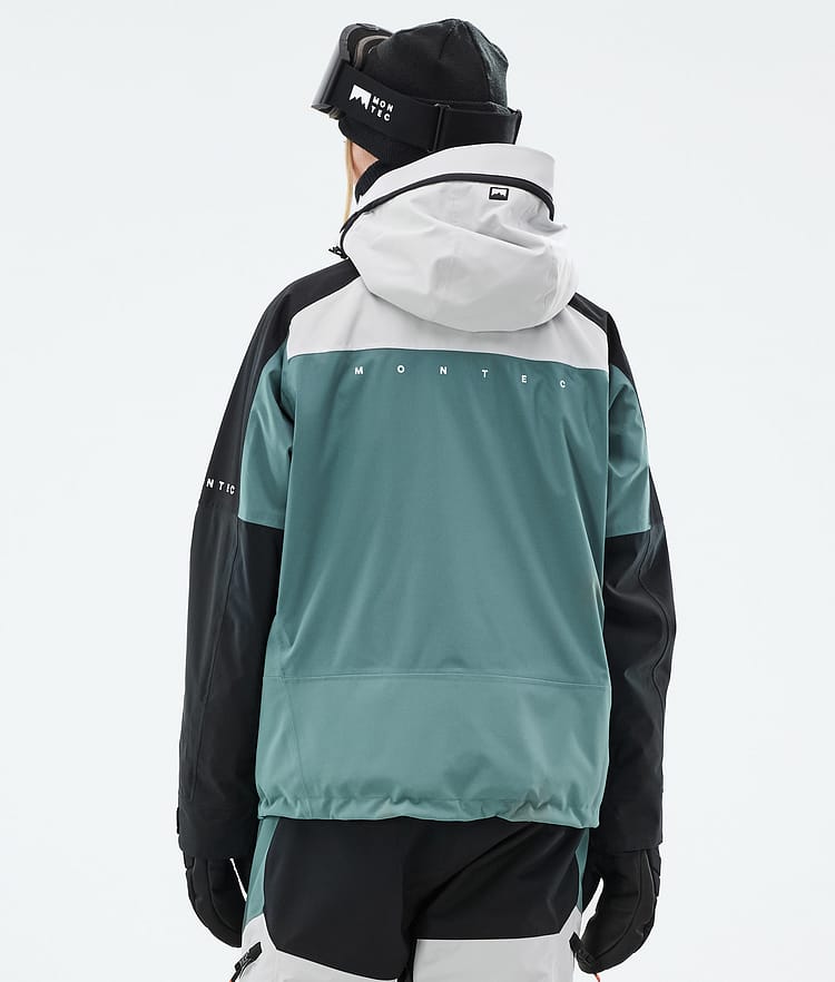 Oracle W Ski Jacket Women Light Grey/Black/Atlantic, Image 6 of 9