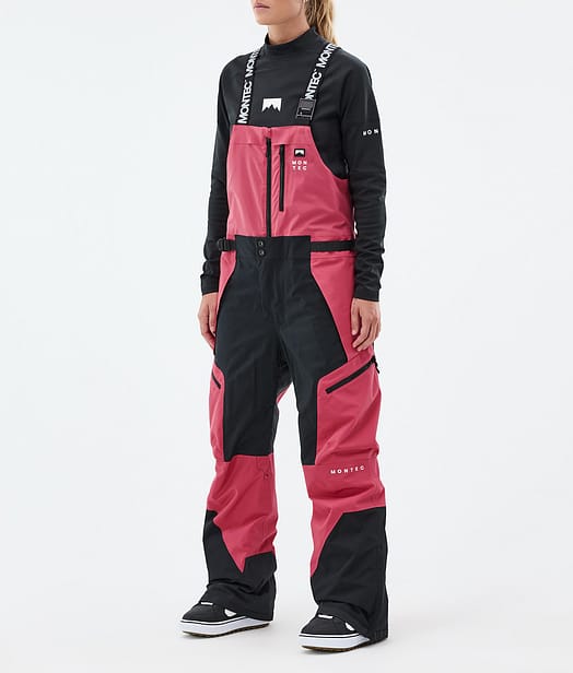 Montec Dozer W Snowboard Pants Women Light Red/Black