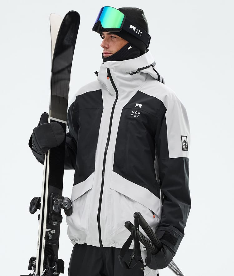 Morpheus Ski Jacket Men Light Grey/Black, Image 1 of 9