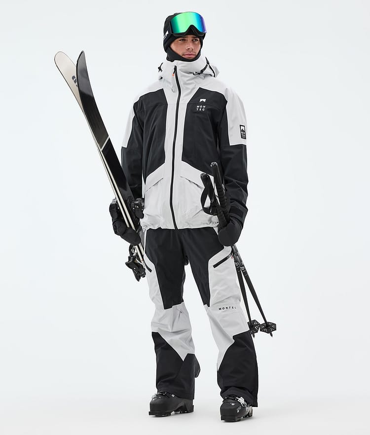 Morpheus Ski Jacket Men Light Grey/Black, Image 2 of 9