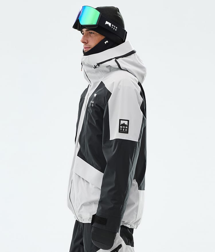 Morpheus Ski Jacket Men Light Grey/Black, Image 5 of 9