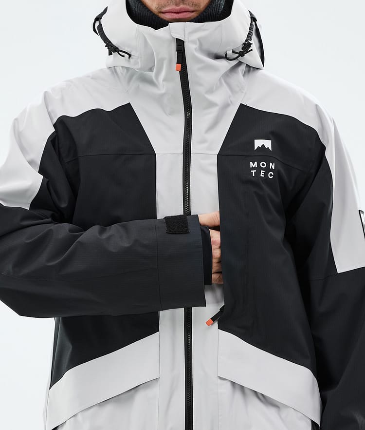 Morpheus Ski Jacket Men Light Grey/Black, Image 8 of 9