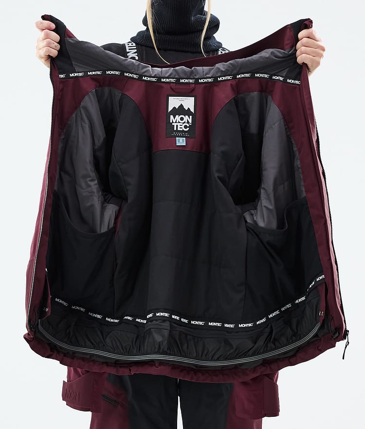 Oracle W Ski Jacket Women Burgundy, Image 9 of 9