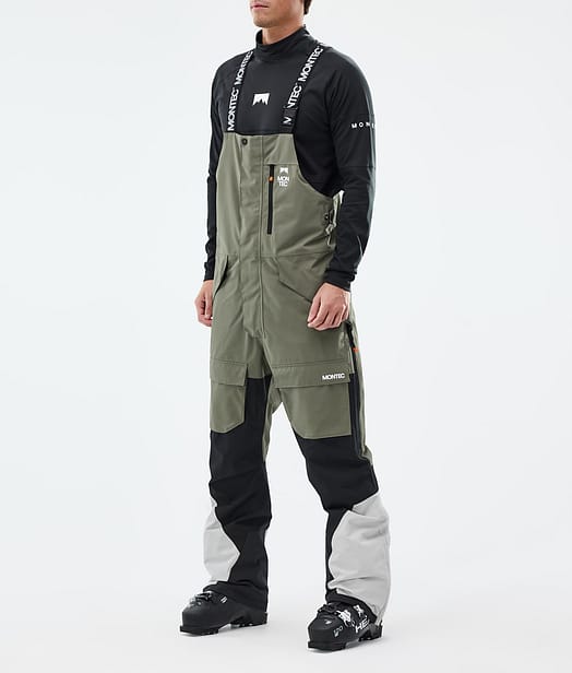 Montec Fawk Ski Pants Men Greenish/Black/Light Grey