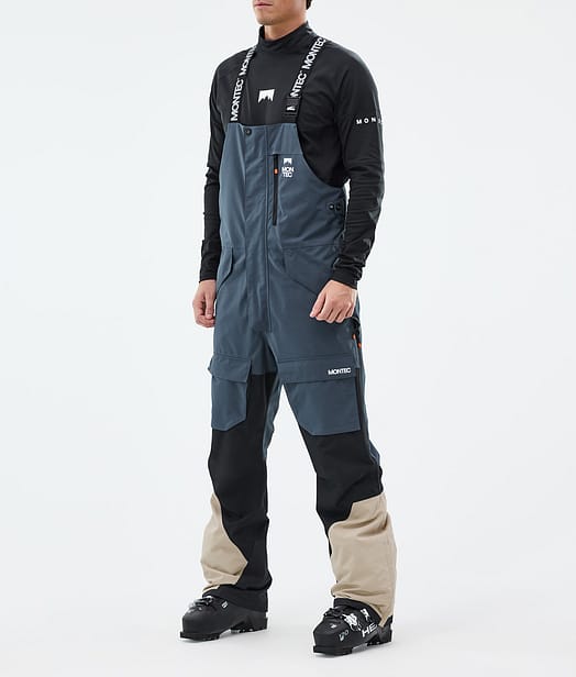 Montec Fawk Ski Pants Men Metal Blue/Black/Sand