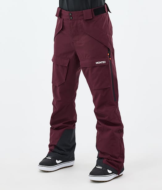 Montec Kirin W Snowboard Pants Women Burgundy