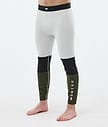 Montec Alpha Base Layer Pant Men Light Grey/Black/Olive Green