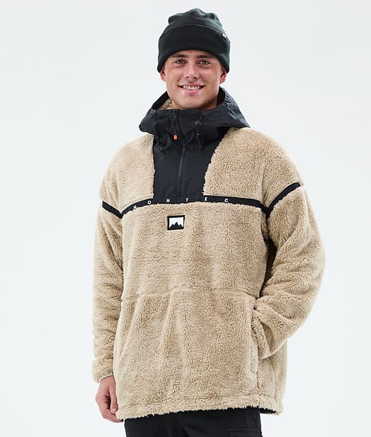 Montec Uniform Fleece Hoodie Men Sand/Black