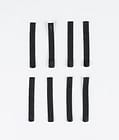 8pc Rips Tape Zip Puller Partes de Remplazo Black/Black Tip, Imagen 1 de 3