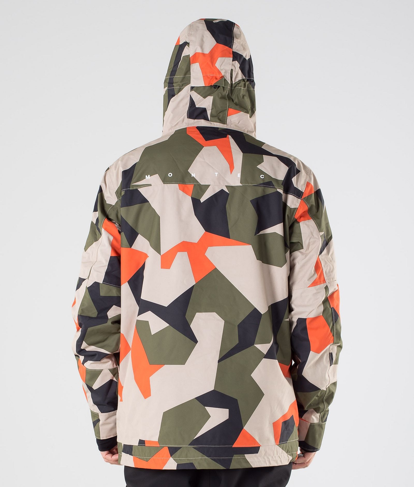 Doom 2019 Ski Jacket Men Orange Green Camo, Image 3 of 16