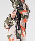 Doom 2019 Ski Jacket Men Orange Green Camo, Image 7 of 16