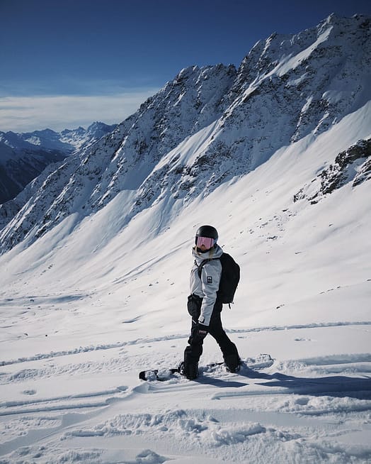 Client @sarah_bacher_ dans Moss W Veste de Ski Femme Light Grey/Black