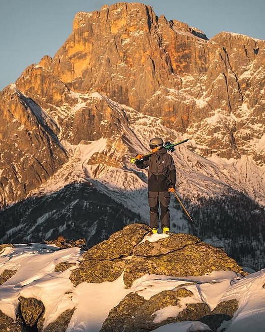 Client @felixwiemers dans Arch Pantalon de Snowboard Homme Metal Blue/Black