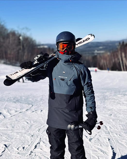 Customer @achcan in Doom Ski Jacket Men Metal Blue/Black