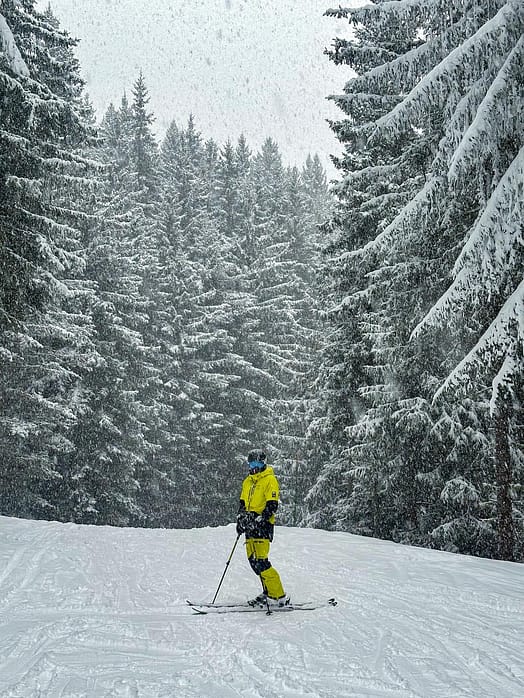 Arch スキーパンツ メンズ Bright Yellow/Black中の顧客@tao_en_montagne