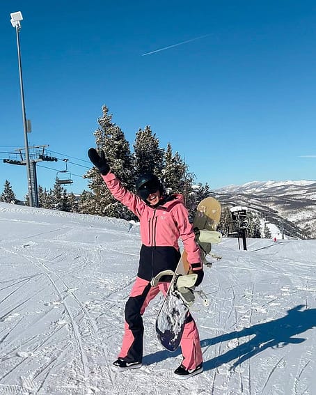 Zákazník @andreapalmisanog v Moss W 2021 Bunda na Snowboard Dámské Pink/Black