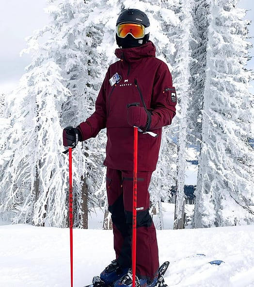 Zákazník @joshua.a.dewitt v Anzu Bunda na Snowboard Pánské Burgundy