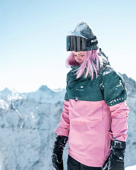 Cliente @pyrouu en Dune W 2021 Chaqueta Snowboard Mujer Dark Atlantic/Pink