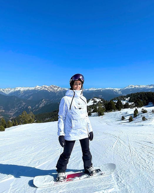 Cliente @rocio__rosa en Doom W 2021 Chaqueta Snowboard Mujer White Tiedye