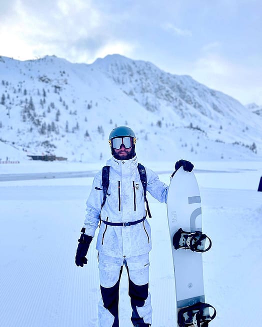 Client @clement_faucenstier65 dans Fawk Veste Snowboard Homme White Tiedye