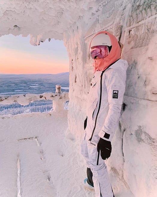 Cliente @amndariini en Doom W 2021 Chaqueta Snowboard Mujer White Tiedye