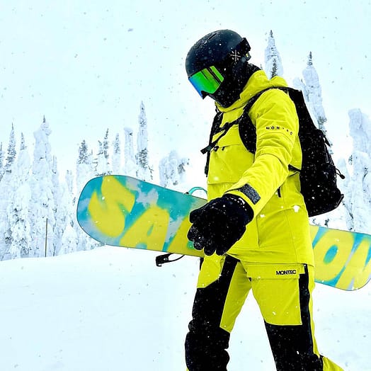 Client @life.of.row dans Dune W Veste Snowboard Femme Bright Yellow