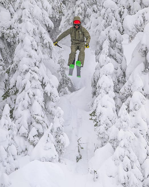 Client @mac.boucher dans Fawk Pantalon de Ski Homme Greenish