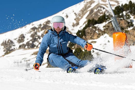 Client @carlaa_torrents dans Moss W Veste de Ski Femme Blue Steel/Black