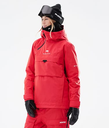 Dune W 2021 Kurtka Snowboardowa Kobiety Red