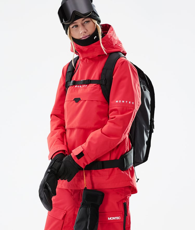 Dune W 2021 Kurtka Snowboardowa Kobiety Red, Zdjęcie 2 z 11