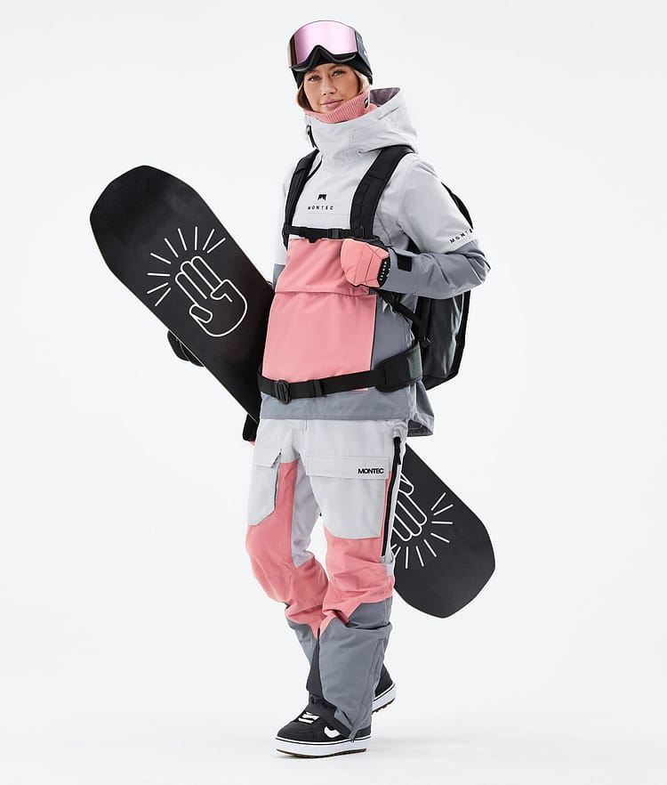 Dune W 2021 Bunda na Snowboard Dámské Light Grey/Pink/Light Pearl, Obrázek 3 z 8