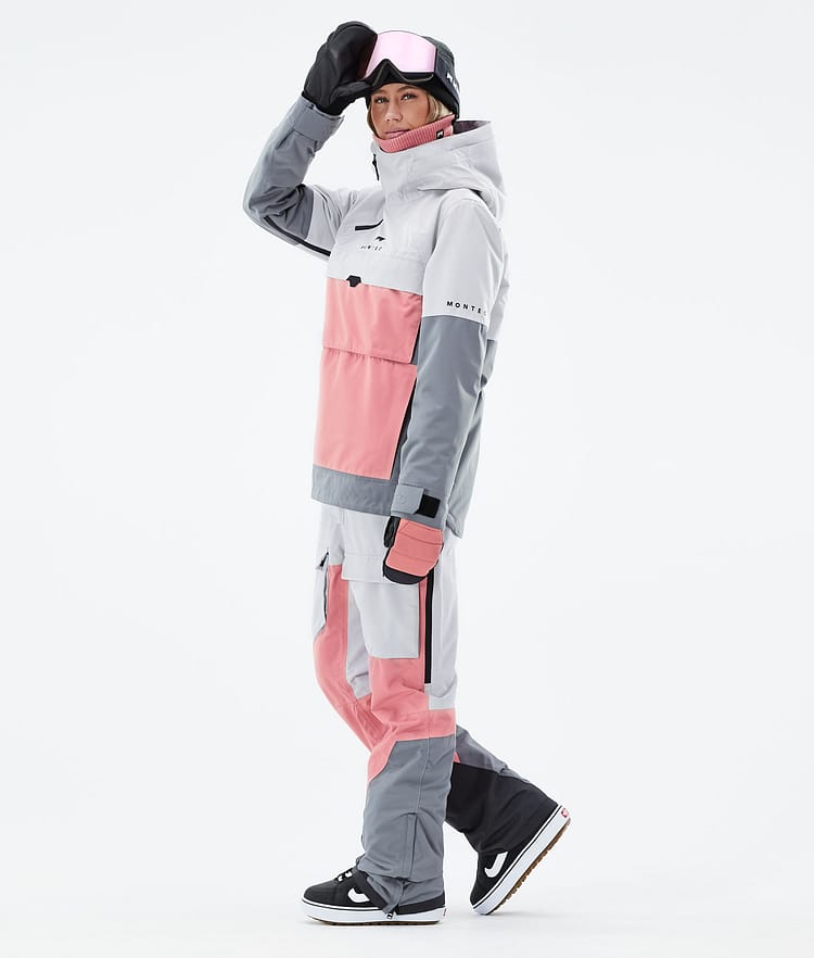 Dune W 2021 Bunda na Snowboard Dámské Light Grey/Pink/Light Pearl, Obrázek 4 z 8