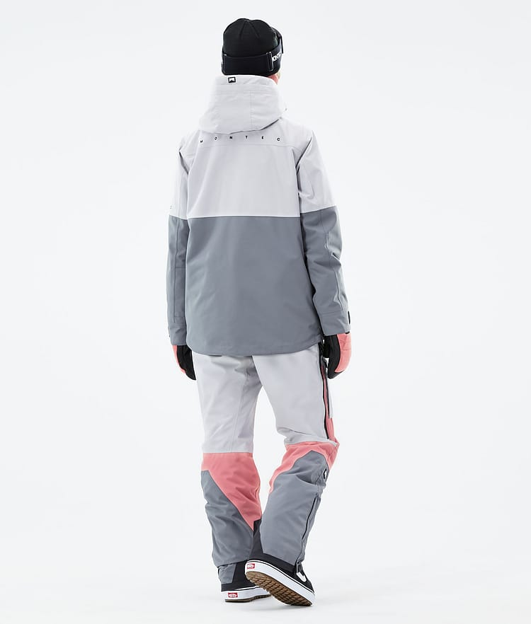 Dune W 2021 Bunda na Snowboard Dámské Light Grey/Pink/Light Pearl, Obrázek 5 z 8