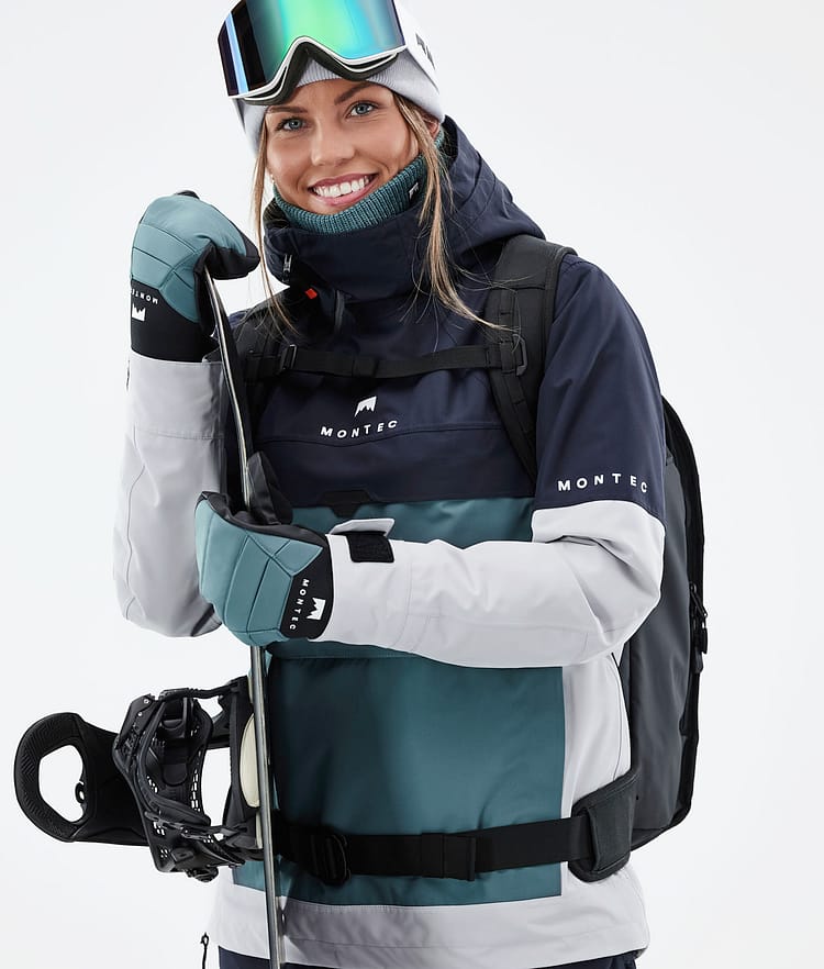 Dune W 2021 Kurtka Snowboardowa Kobiety Marine/Atlantic/Light Grey, Zdjęcie 3 z 11