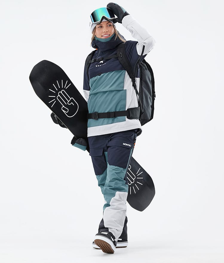 Dune W 2021 Kurtka Snowboardowa Kobiety Marine/Atlantic/Light Grey, Zdjęcie 5 z 11