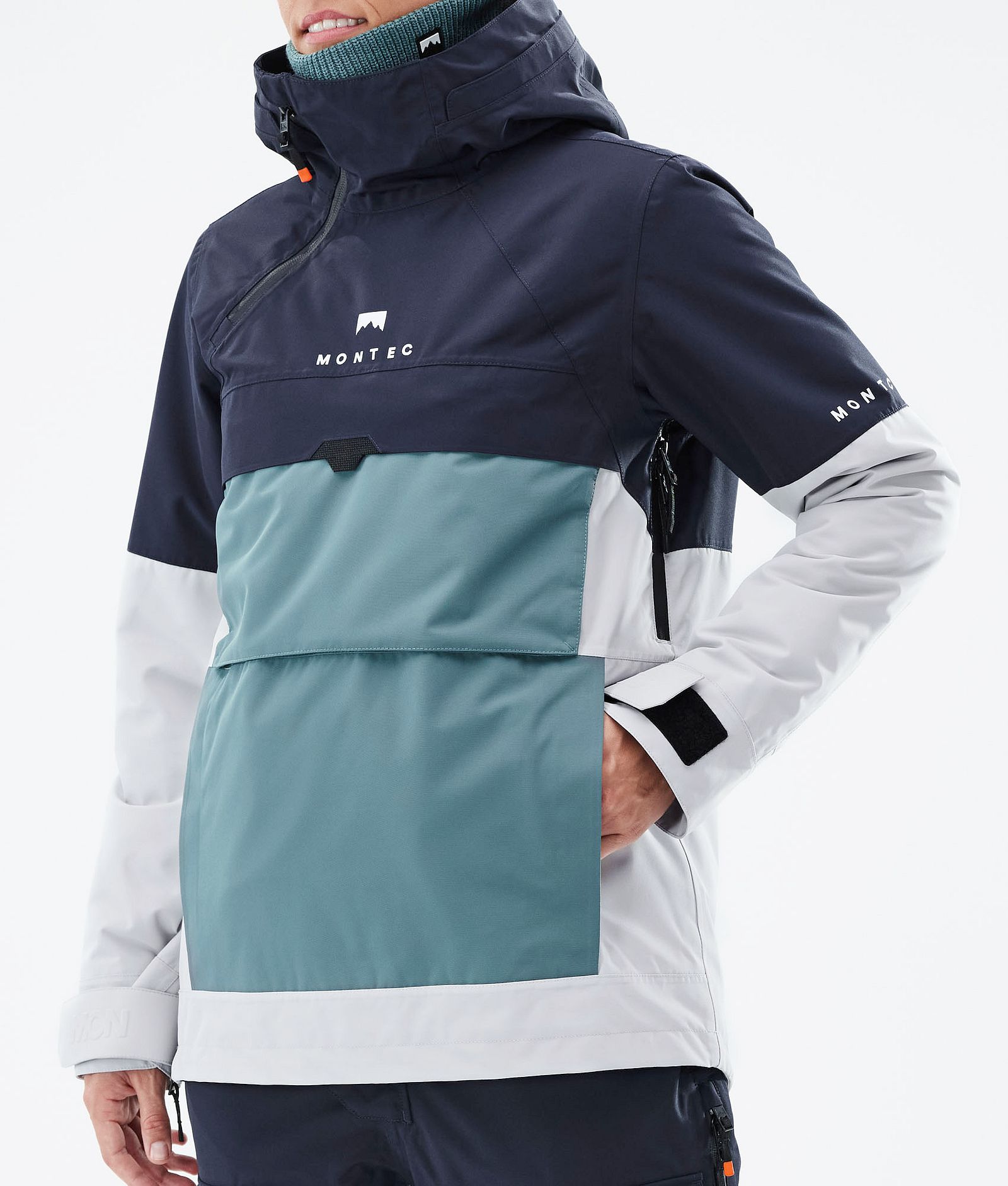 Dune W 2021 Kurtka Snowboardowa Kobiety Marine/Atlantic/Light Grey, Zdjęcie 10 z 11