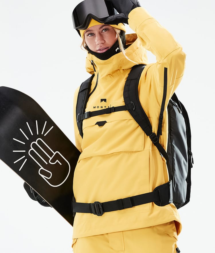 Dune W 2021 Kurtka Snowboardowa Kobiety Yellow, Zdjęcie 3 z 11