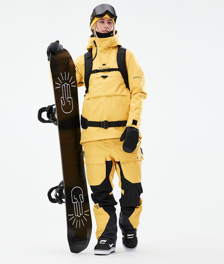 Dune W 2021 Kurtka Snowboardowa Kobiety Yellow, Zdjęcie 5 z 11