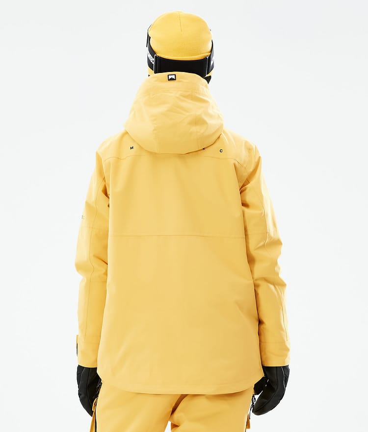 Dune W 2021 Kurtka Snowboardowa Kobiety Yellow, Zdjęcie 9 z 11