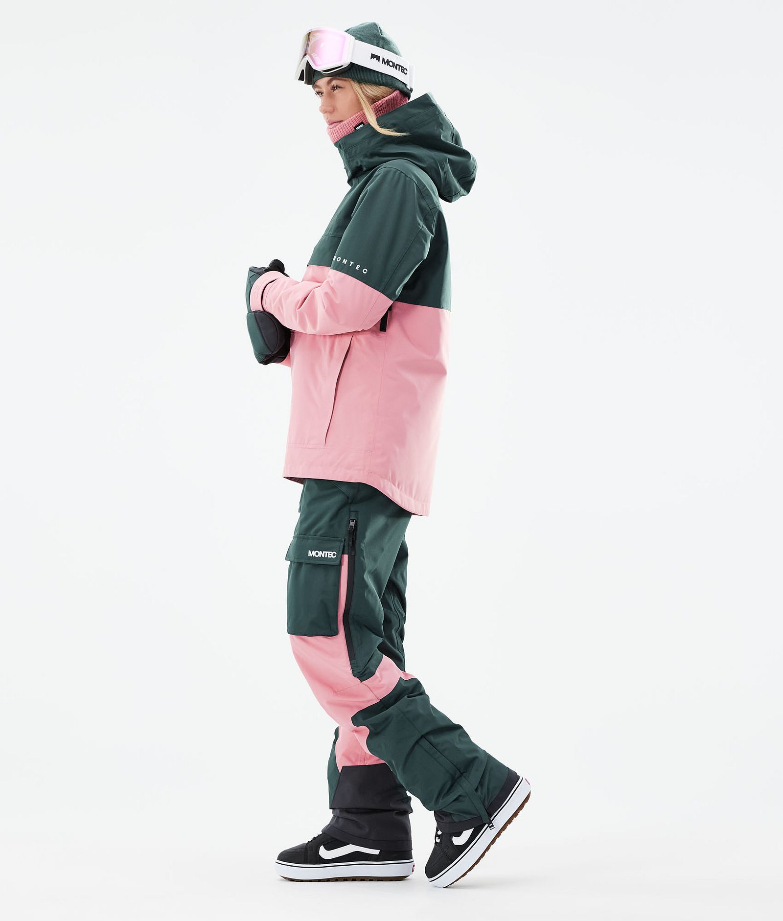 Dune W 2021 Kurtka Snowboardowa Kobiety Dark Atlantic/Pink, Zdjęcie 5 z 10