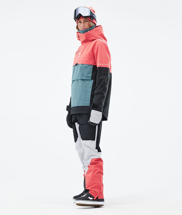 Dune W 2021 Kurtka Snowboardowa Kobiety Coral/Atlantic/Black, Zdjęcie 4 z 9