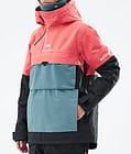 Dune W 2021 Kurtka Snowboardowa Kobiety Coral/Atlantic/Black, Zdjęcie 8 z 9