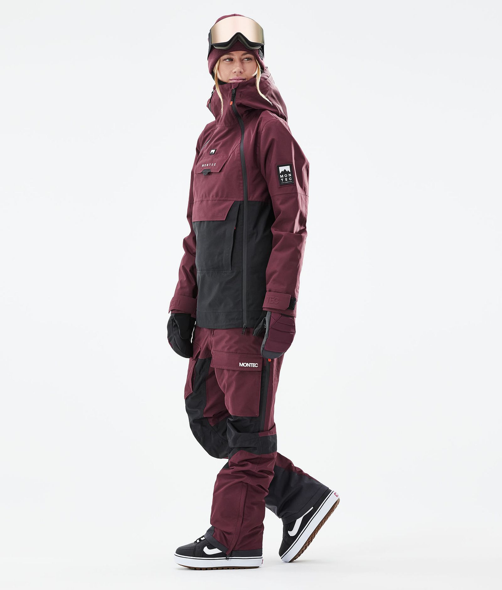 Doom W 2021 Bunda na Snowboard Dámské Burgundy/Black, Obrázek 5 z 12