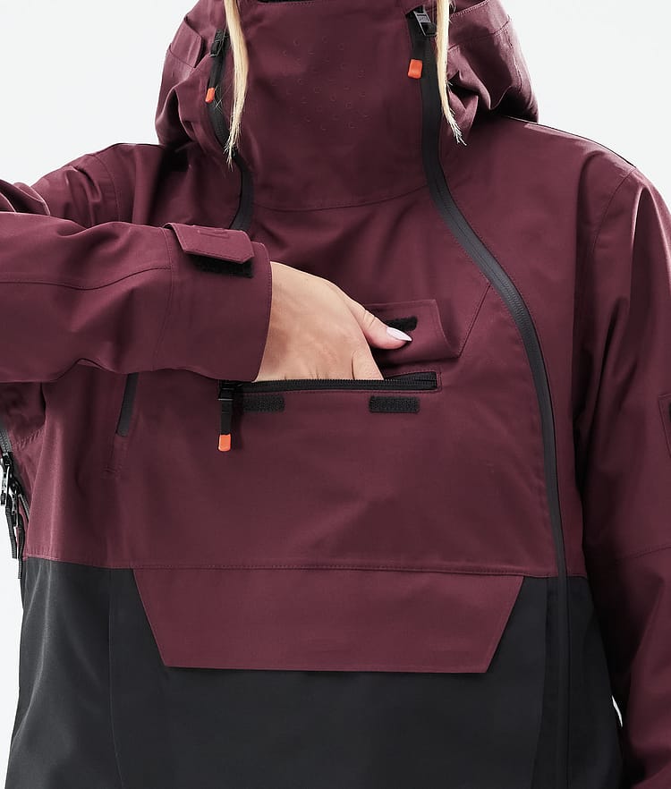 Doom W 2021 Bunda na Snowboard Dámské Burgundy/Black, Obrázek 11 z 12