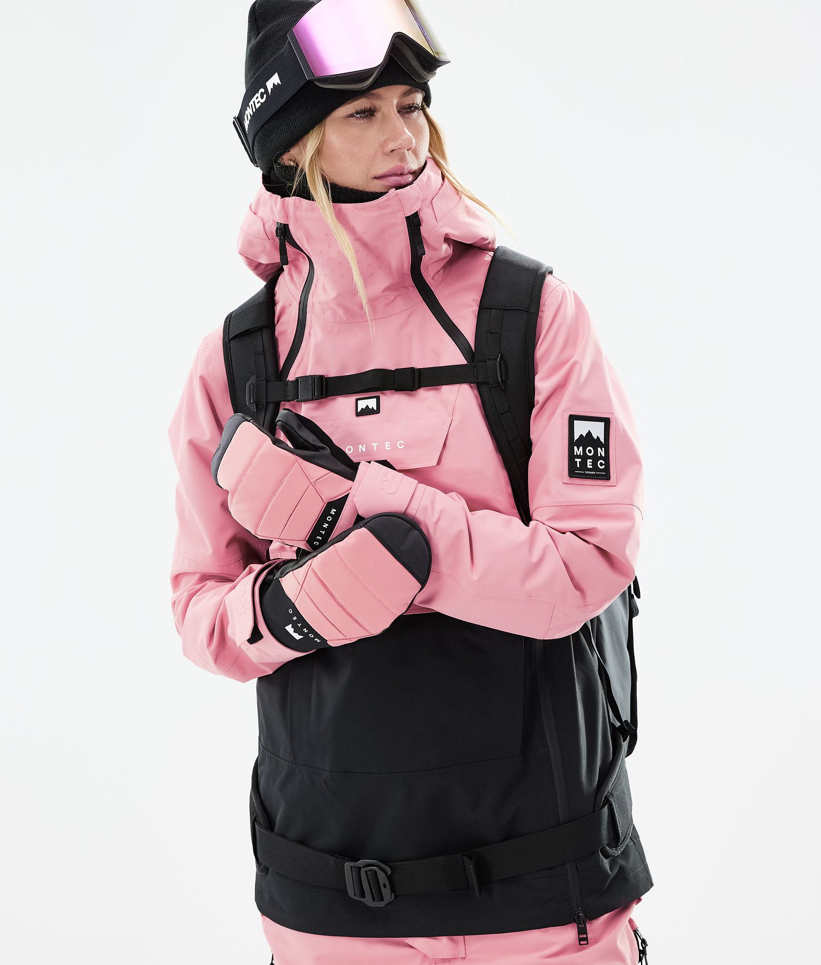 Doom W 2021 Ski Jacket Women Pink/Black, Image 2 of 14