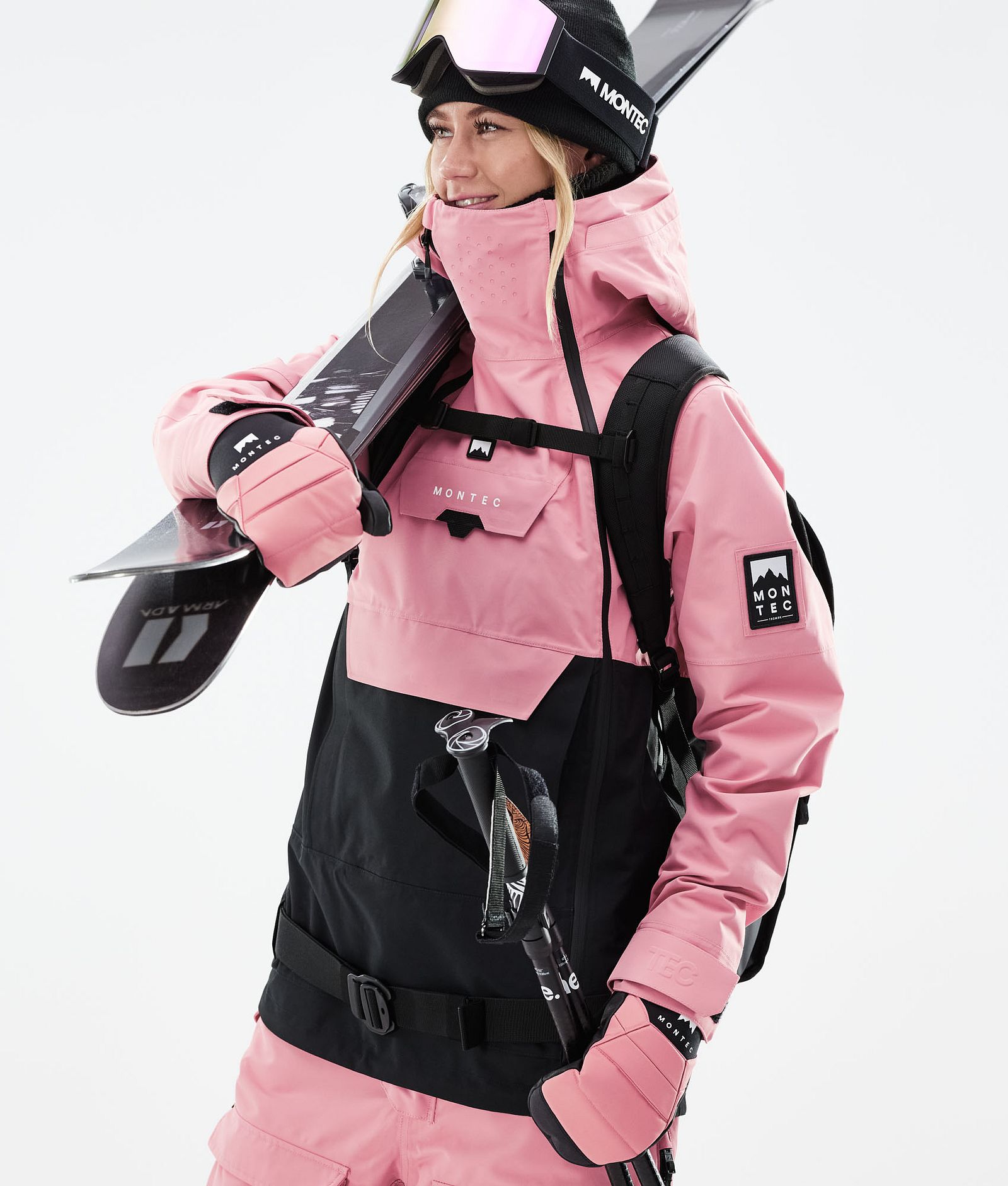 Doom W 2021 Ski Jacket Women Pink/Black, Image 4 of 14