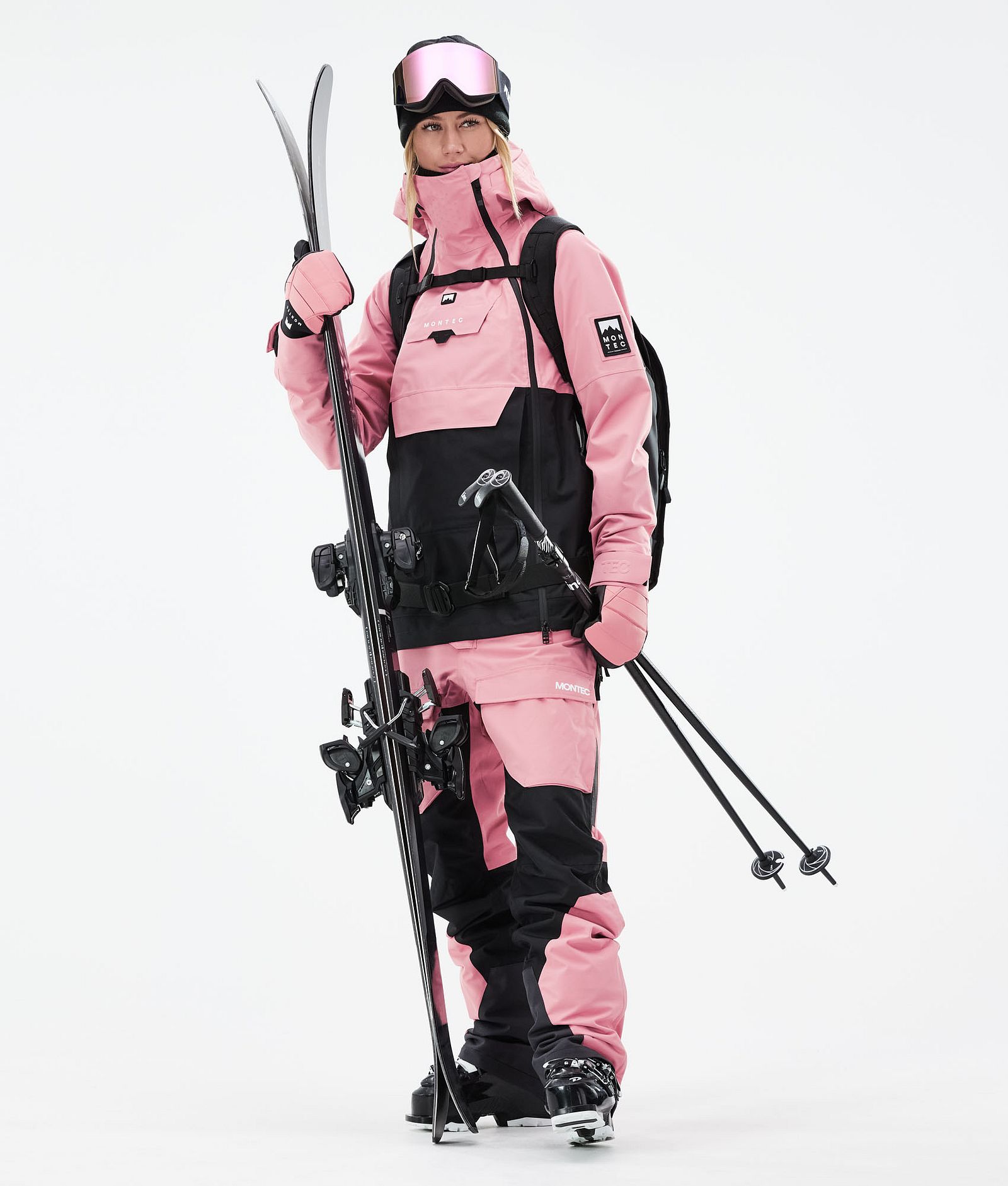 Doom W 2021 Ski Jacket Women Pink/Black, Image 8 of 14