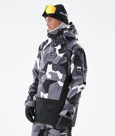 Doom 2021 Bunda na Snowboard Pánské Arctic Camo/Black